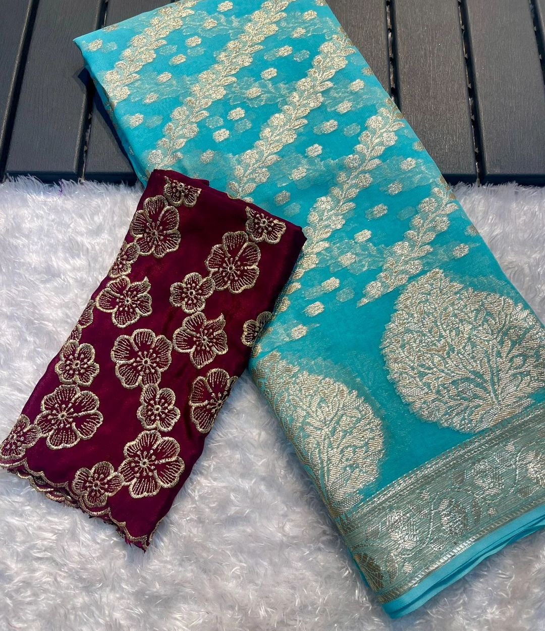 Viscose georgette