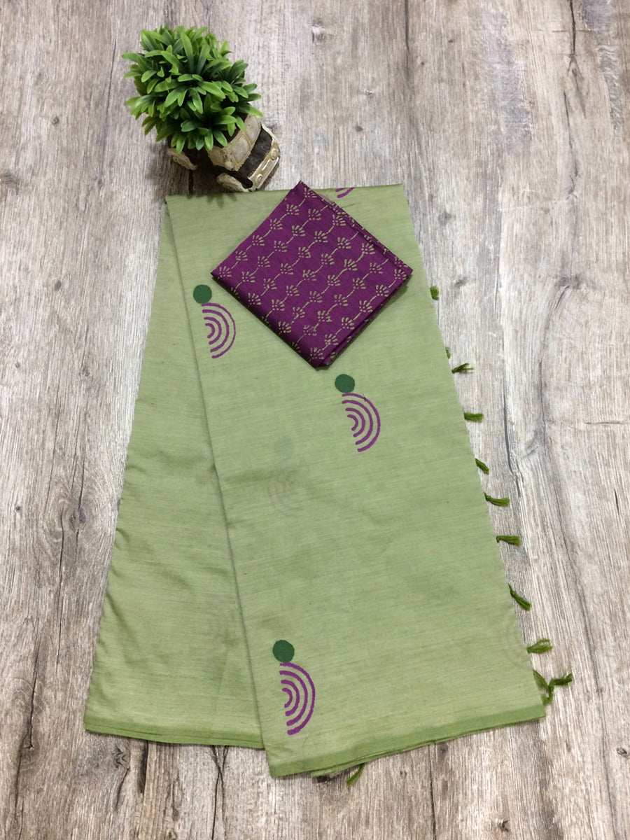 South Cotton Mix Saree