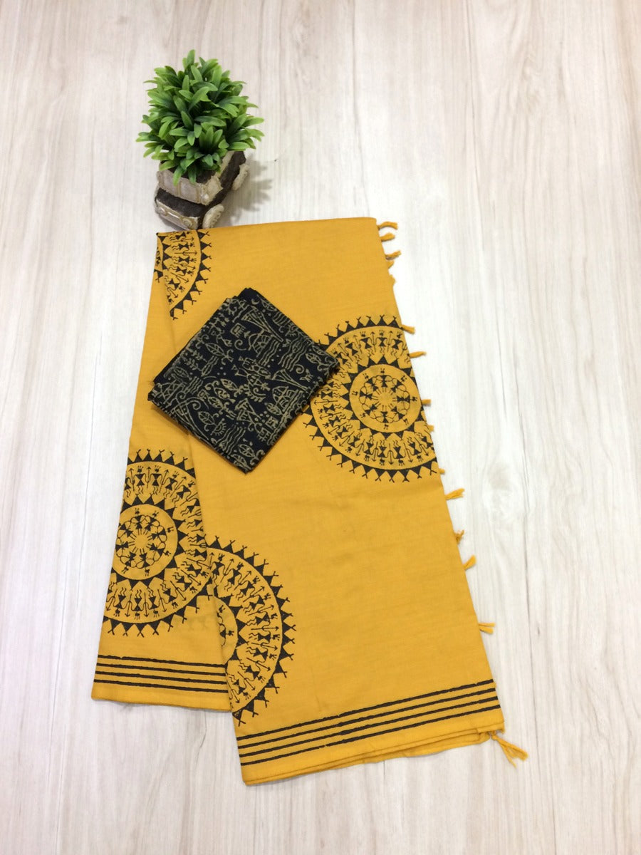 South Cotton Mix Saree