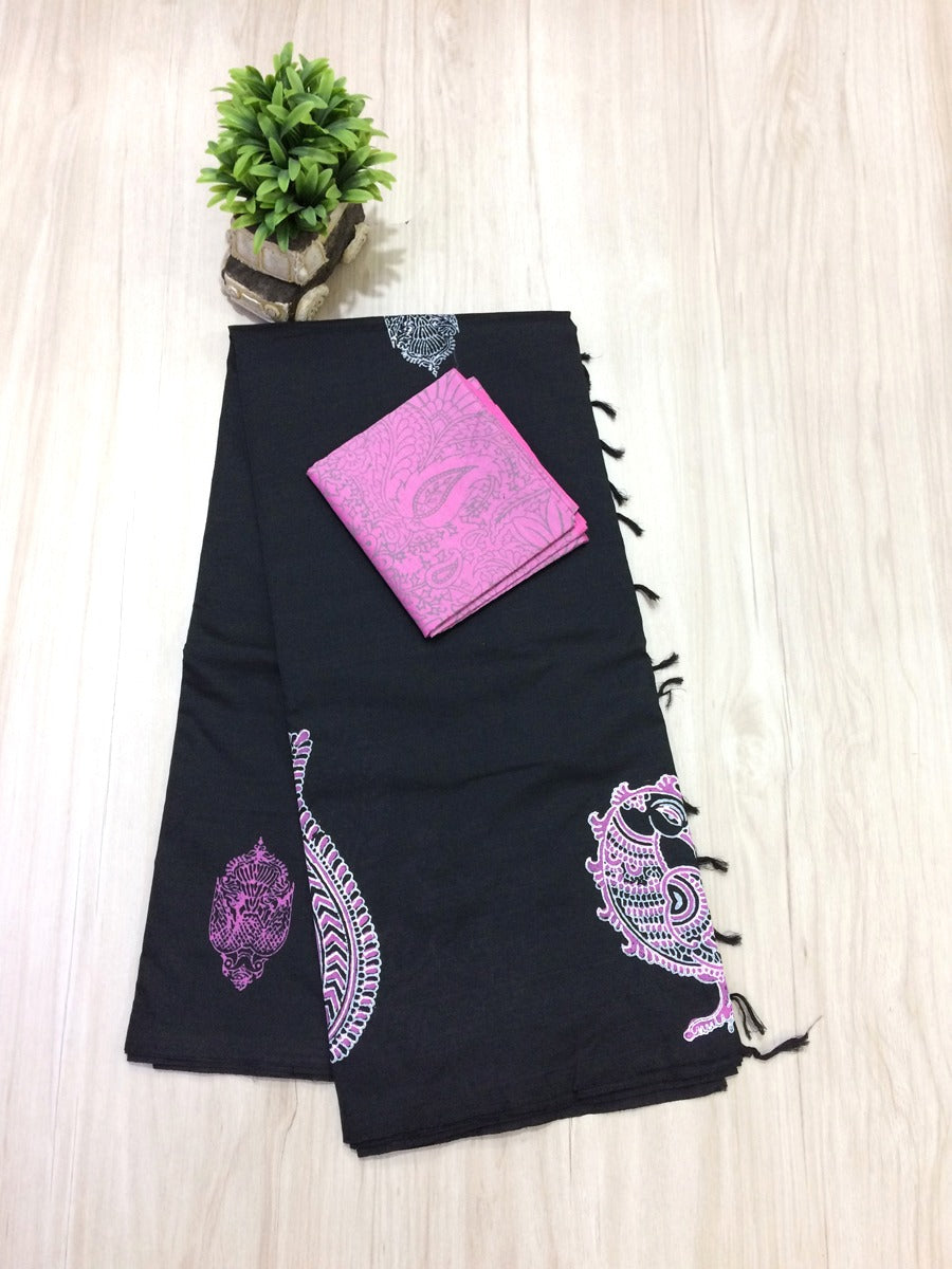 South Cotton Mix Saree