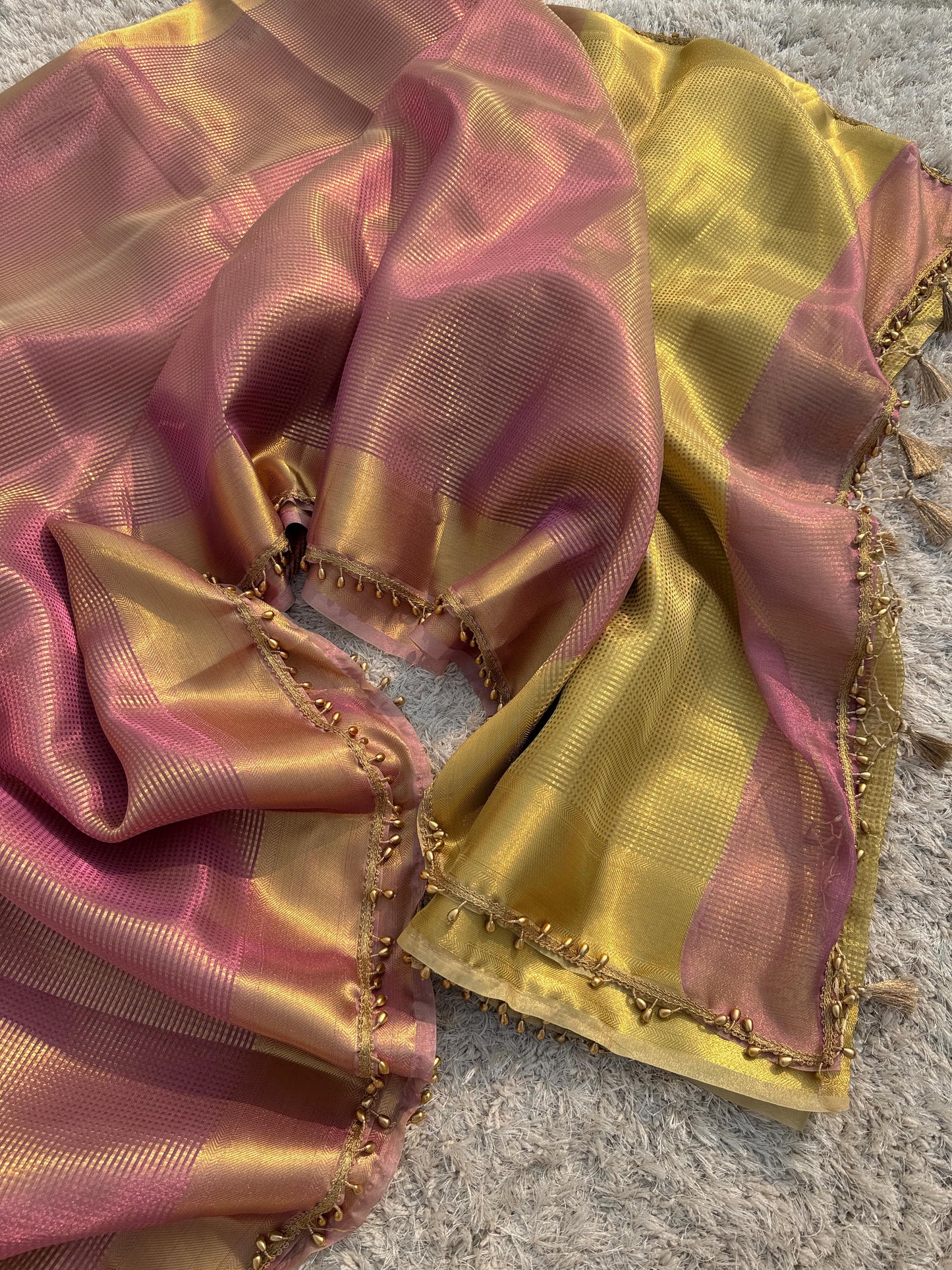 Banarasi Tissue Silk Fabric