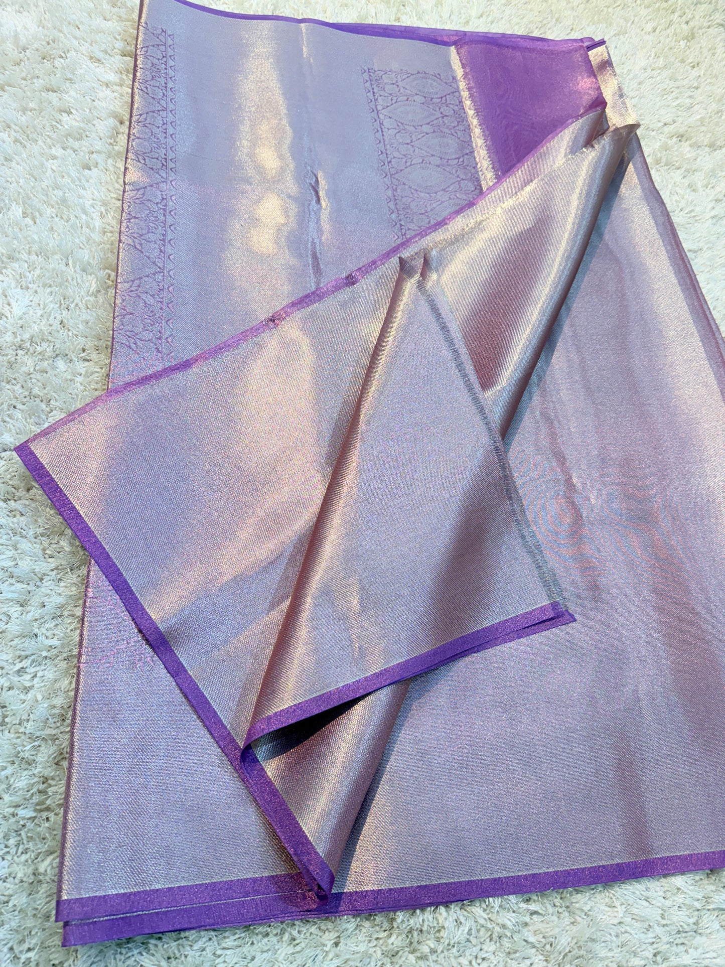 Jyotika Mam Inspired saree in new colour
Banarasi Tissue tanchui Soft Silk Saree