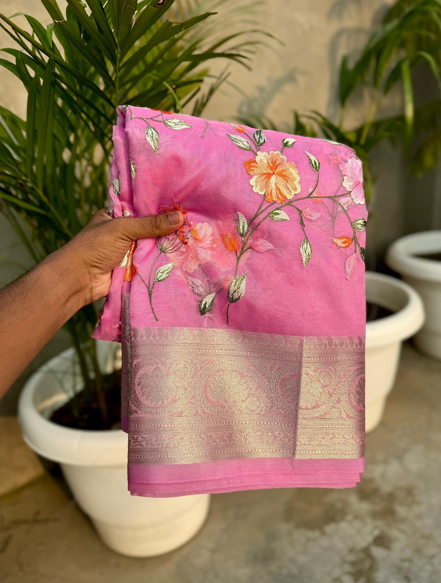 Banarasi Kora Organza