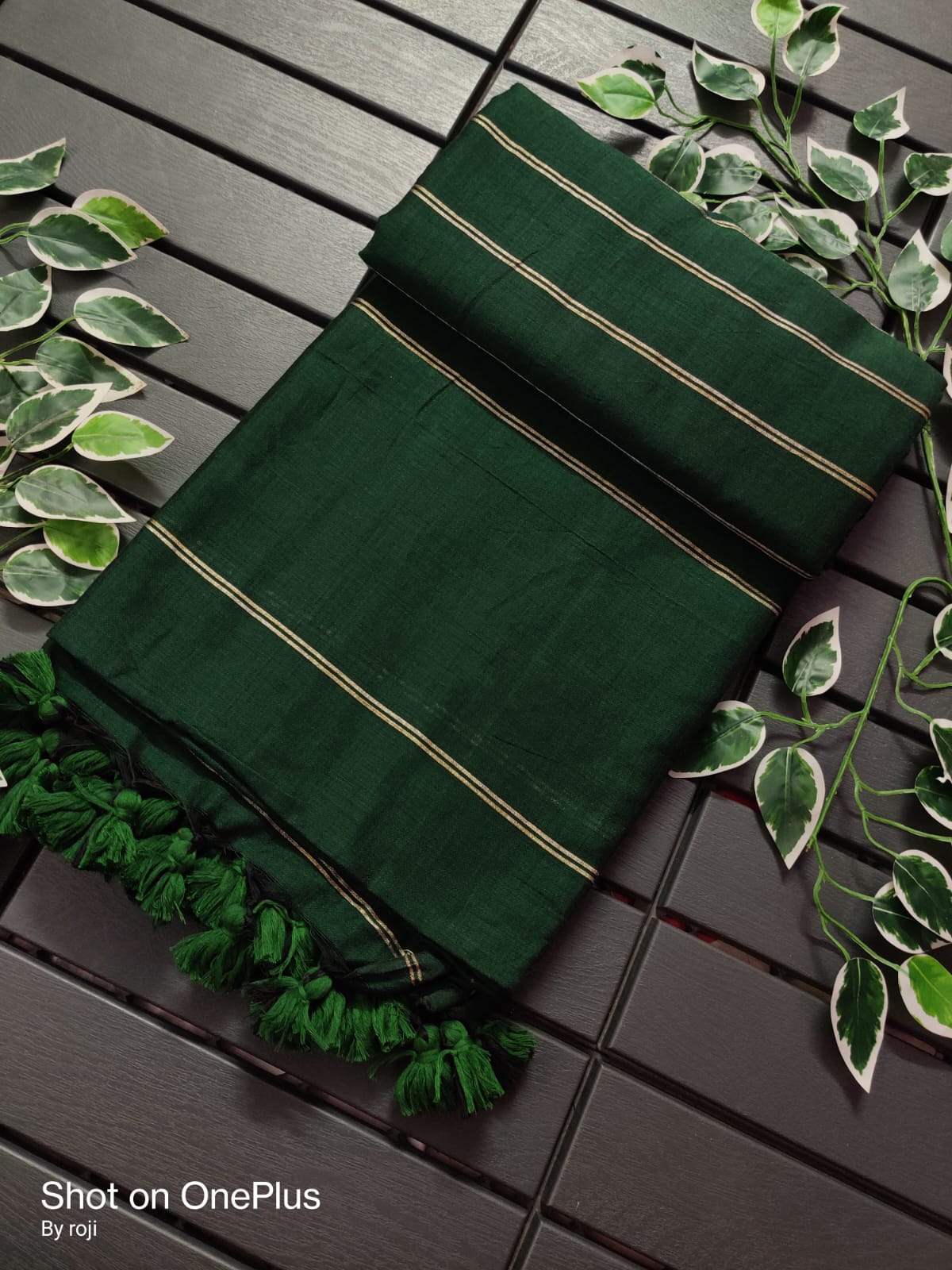 Sico Stripe Khadi Cotton Saree