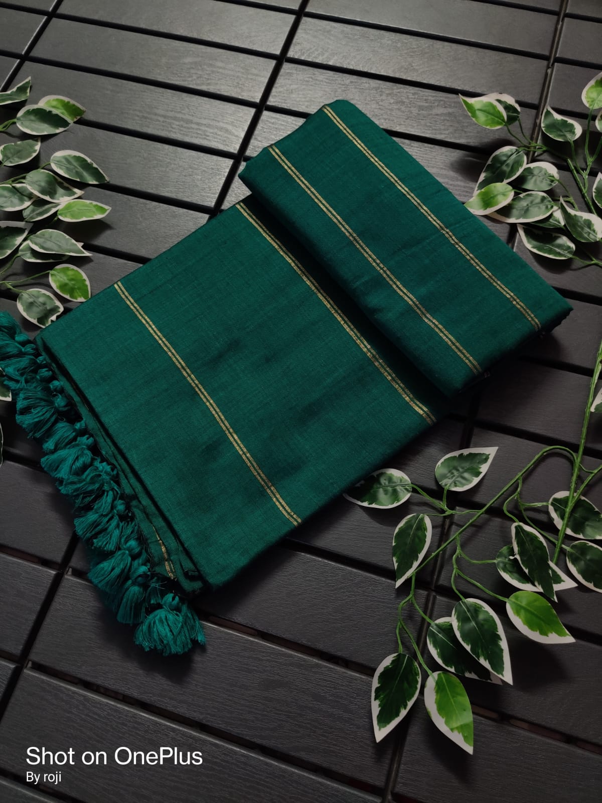 Sico Stripe Khadi Cotton Saree