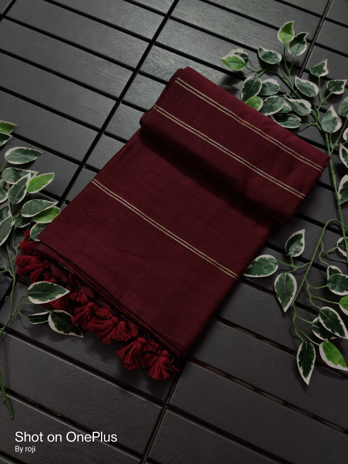 Sico Stripe Khadi Cotton Saree
