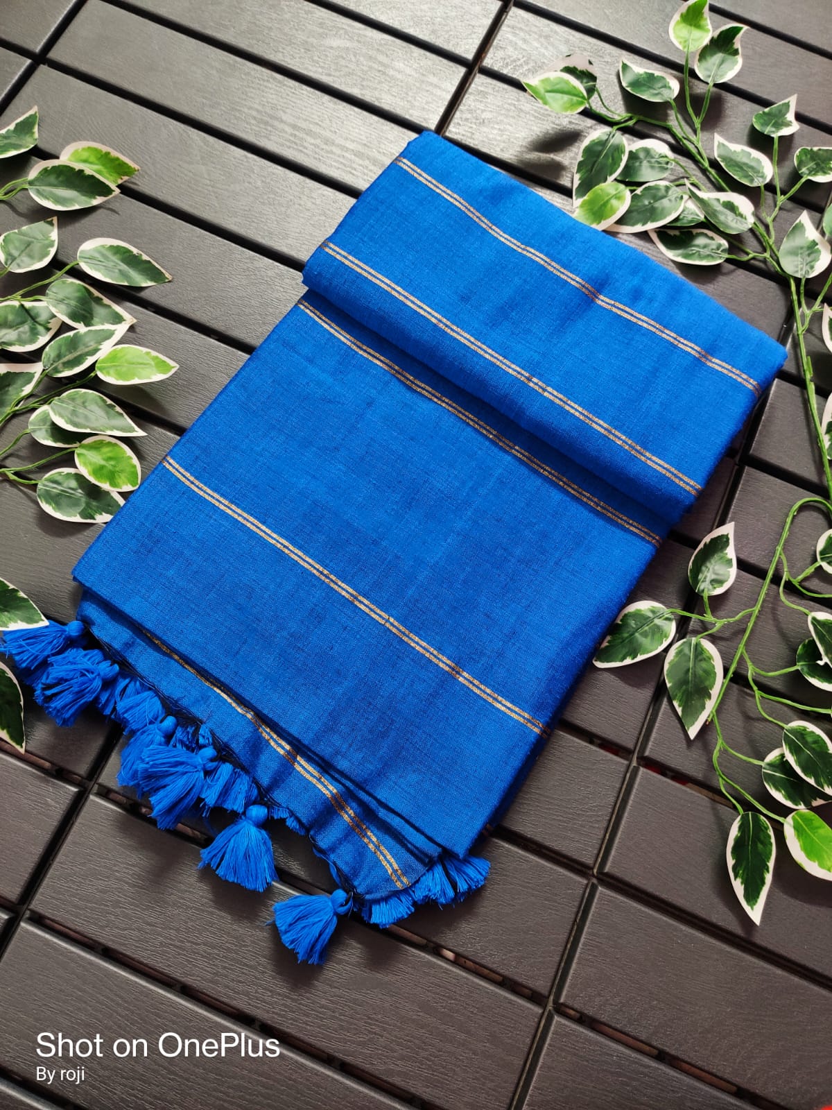 Sico Stripe Khadi Cotton Saree