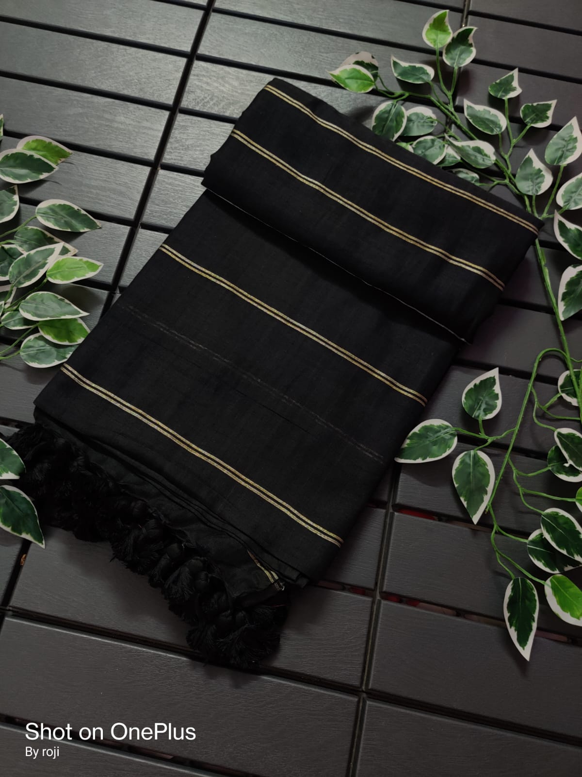 Sico Stripe Khadi Cotton Saree