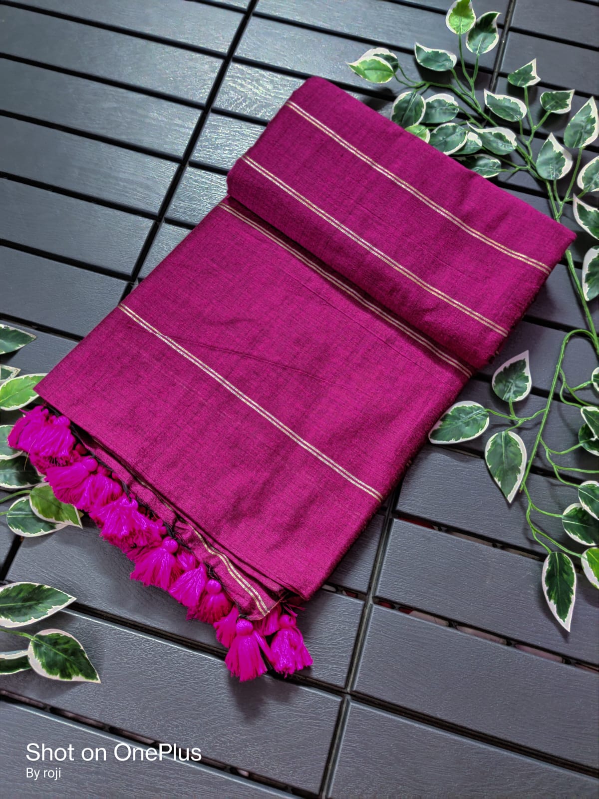Sico Stripe Khadi Cotton Saree
