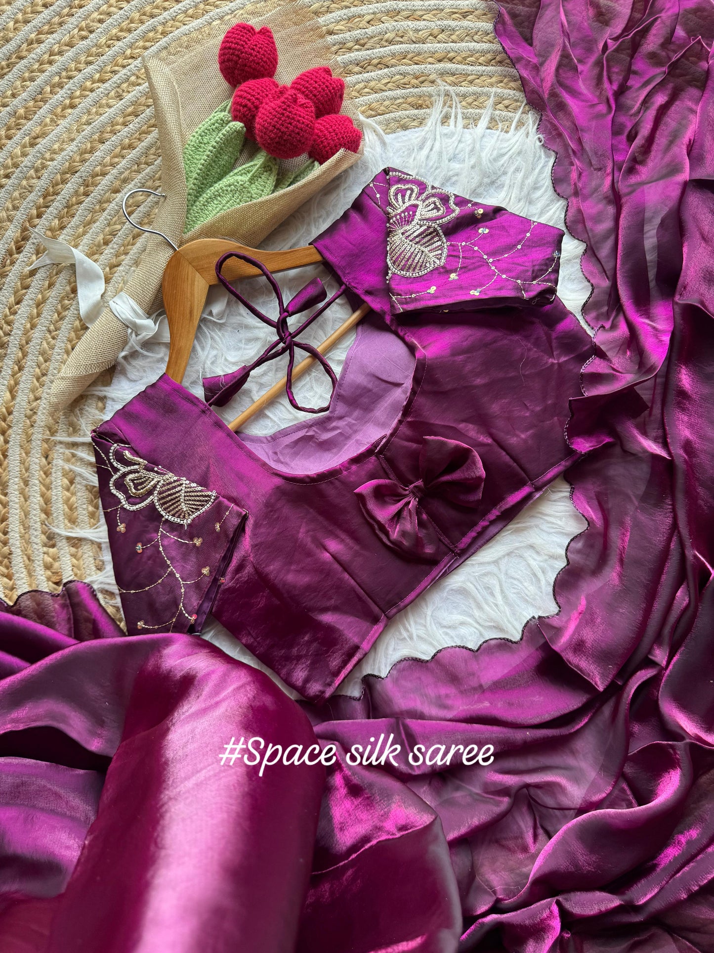 Space Silk Saree