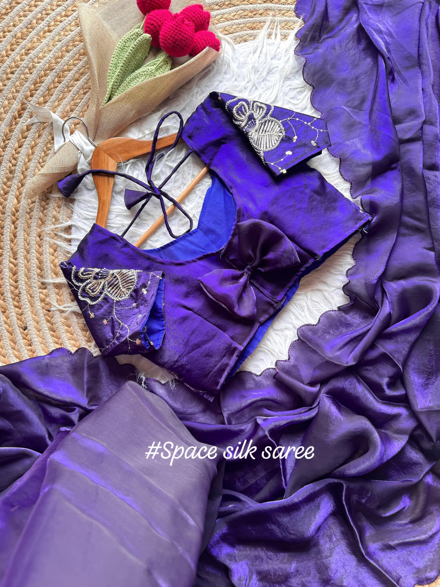 Space Silk Saree