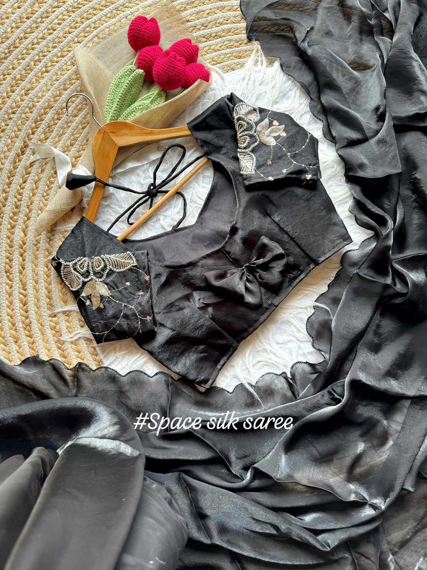 Space Silk Saree