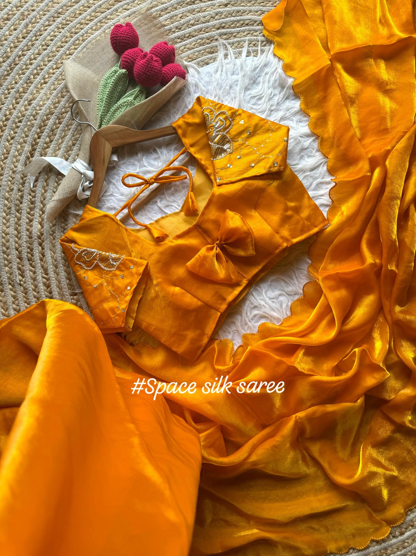Space Silk Saree