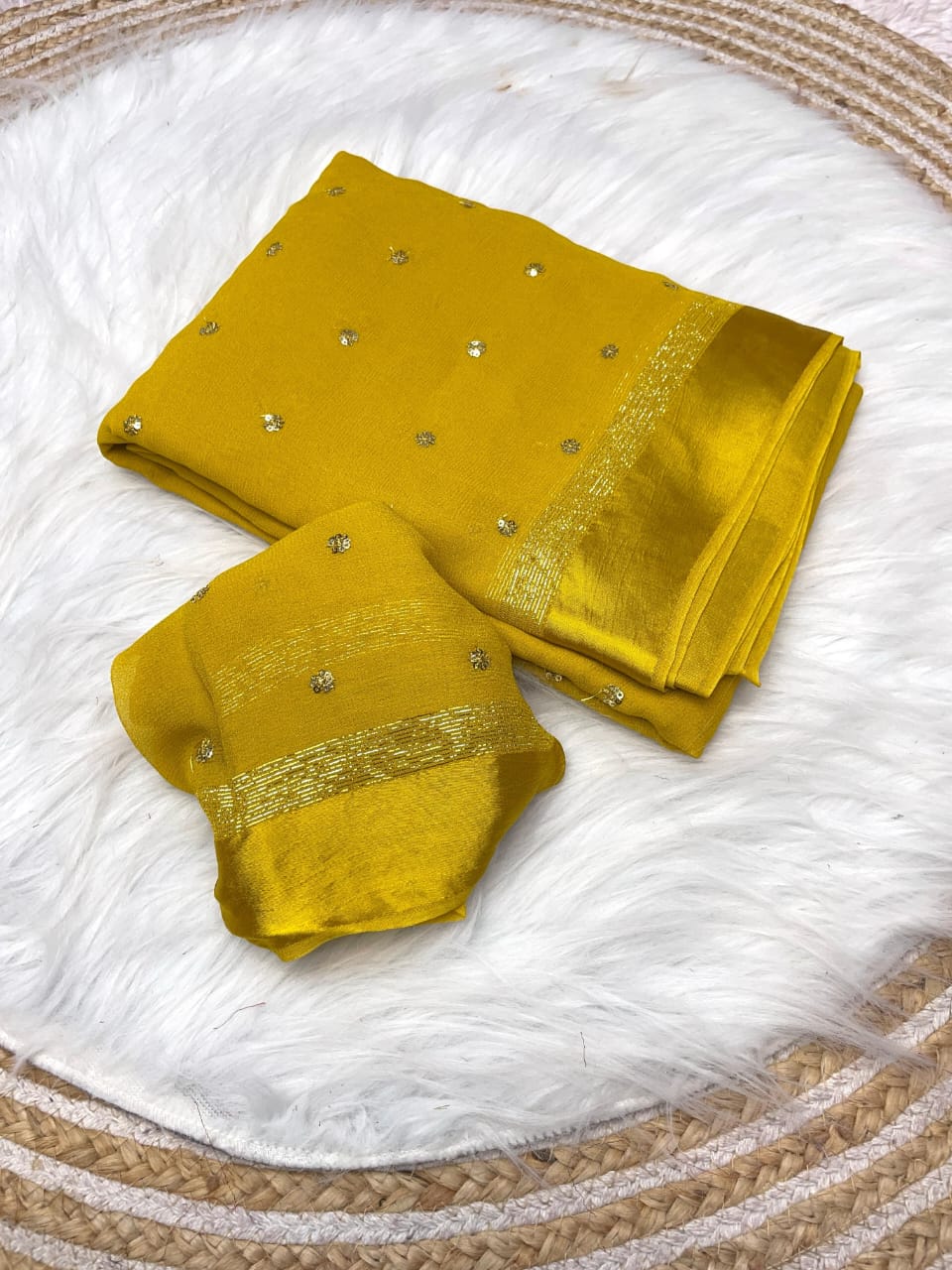 Viscose Georgette Saree