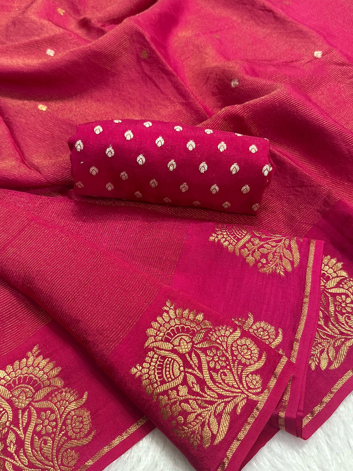 Munga Crepe Saree