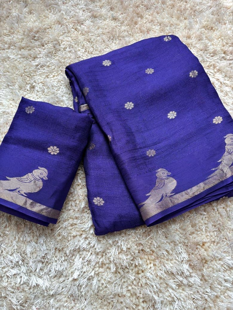 Viscose Khadi Silk Saree