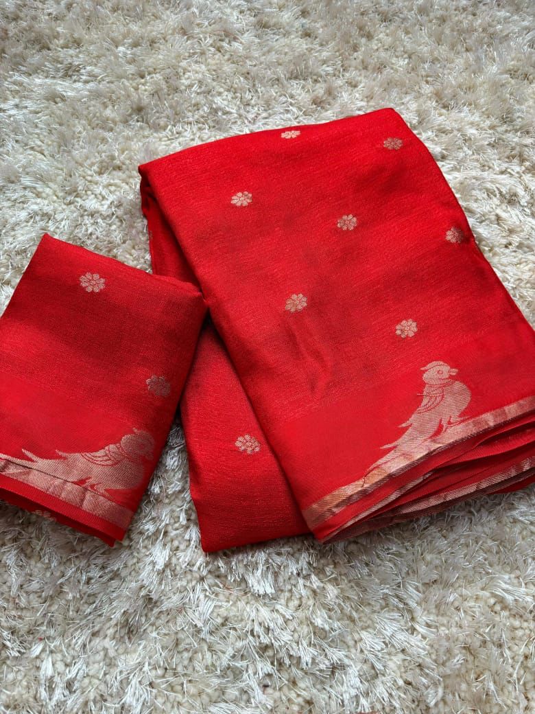 Viscose Khadi Silk Saree