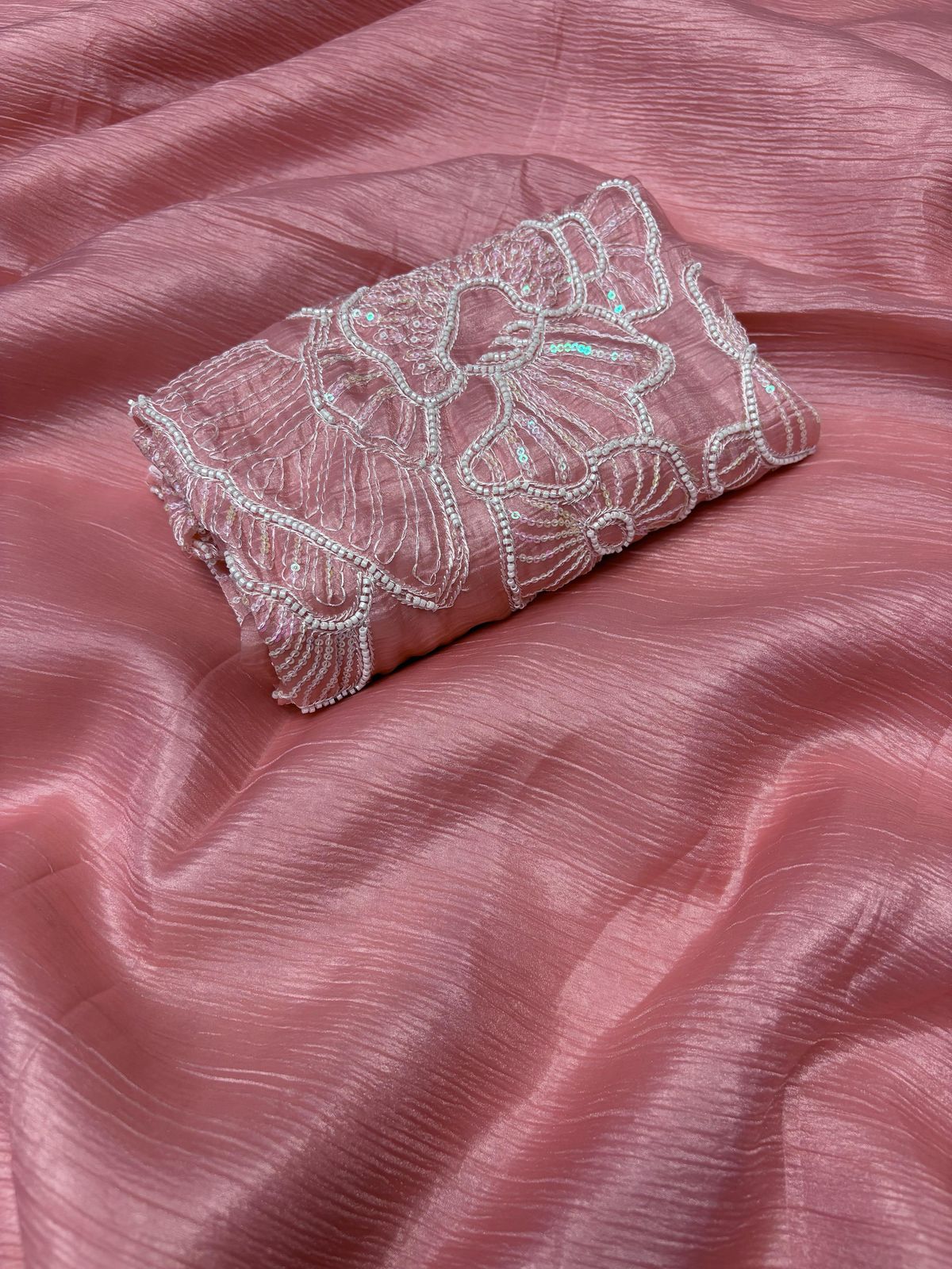 Candy Crush Tissue Saree