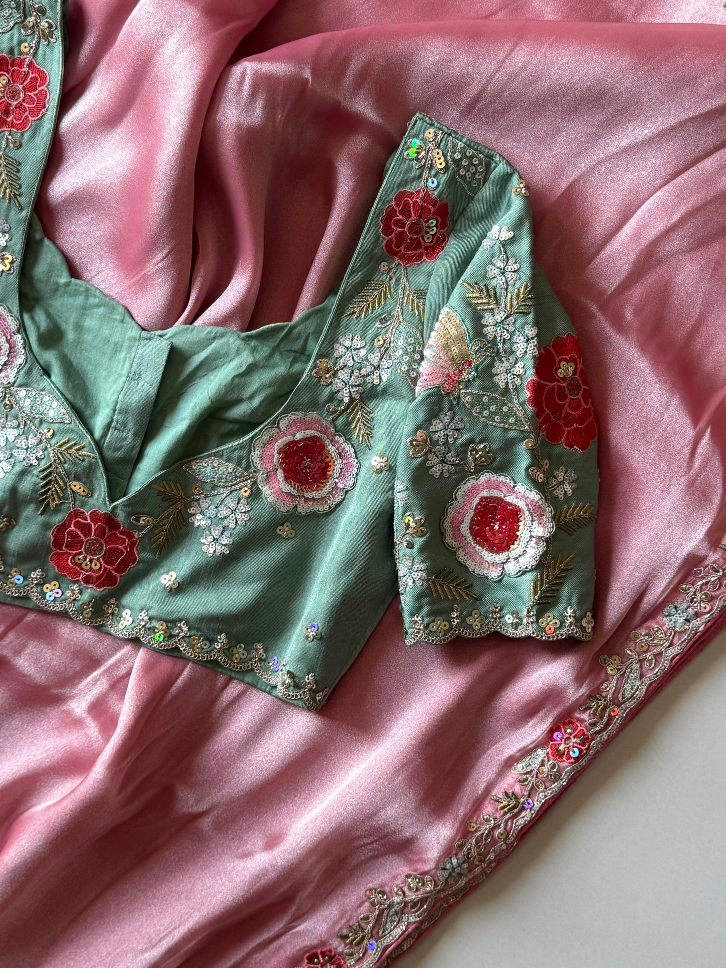 Satin Silk Saree