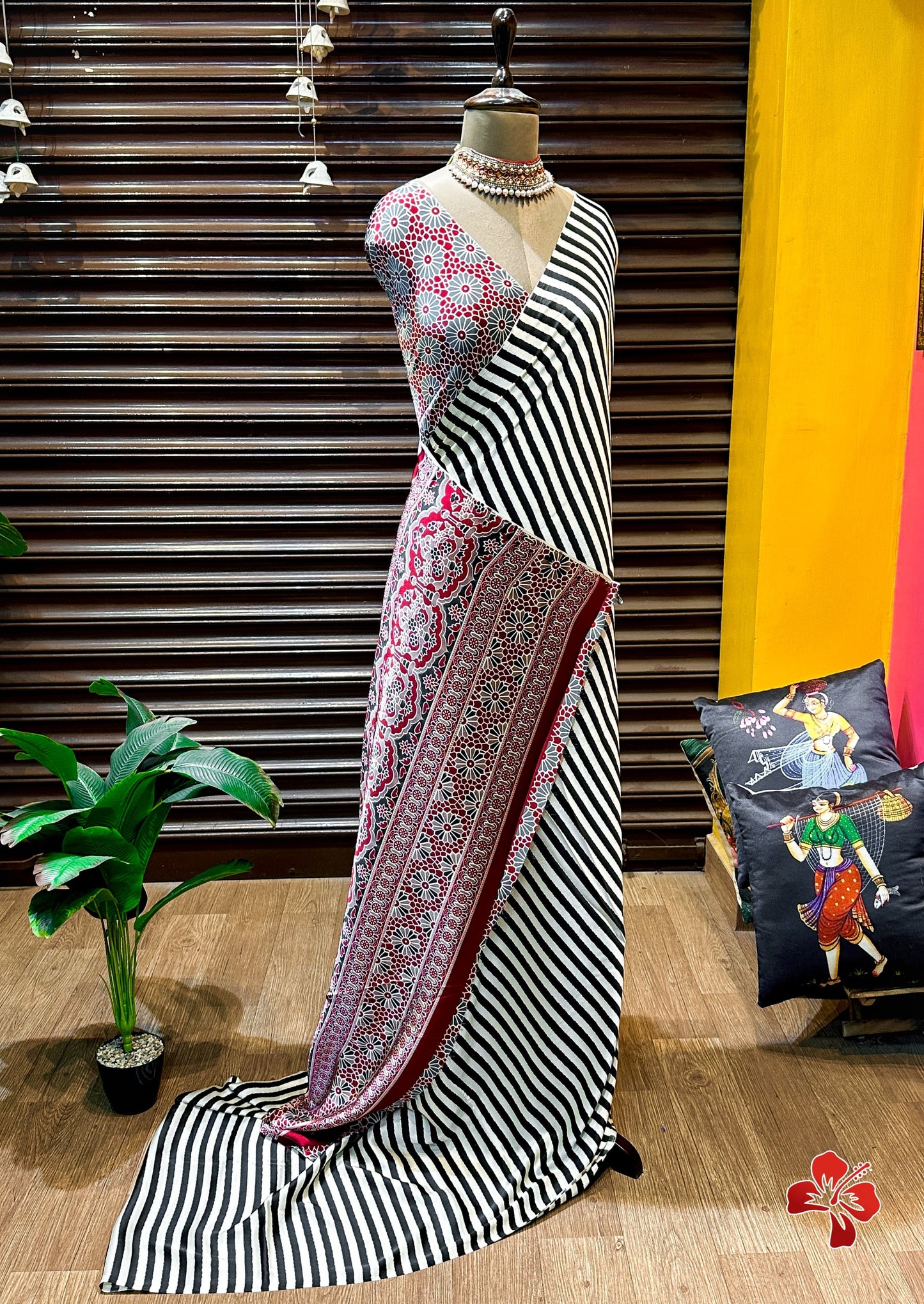 Gajji Butter Crepe Saree