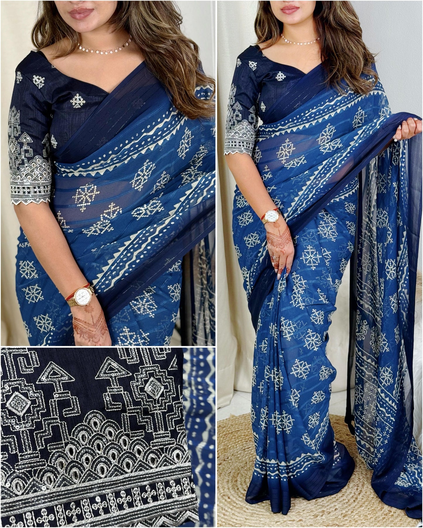 Georgette Saree
