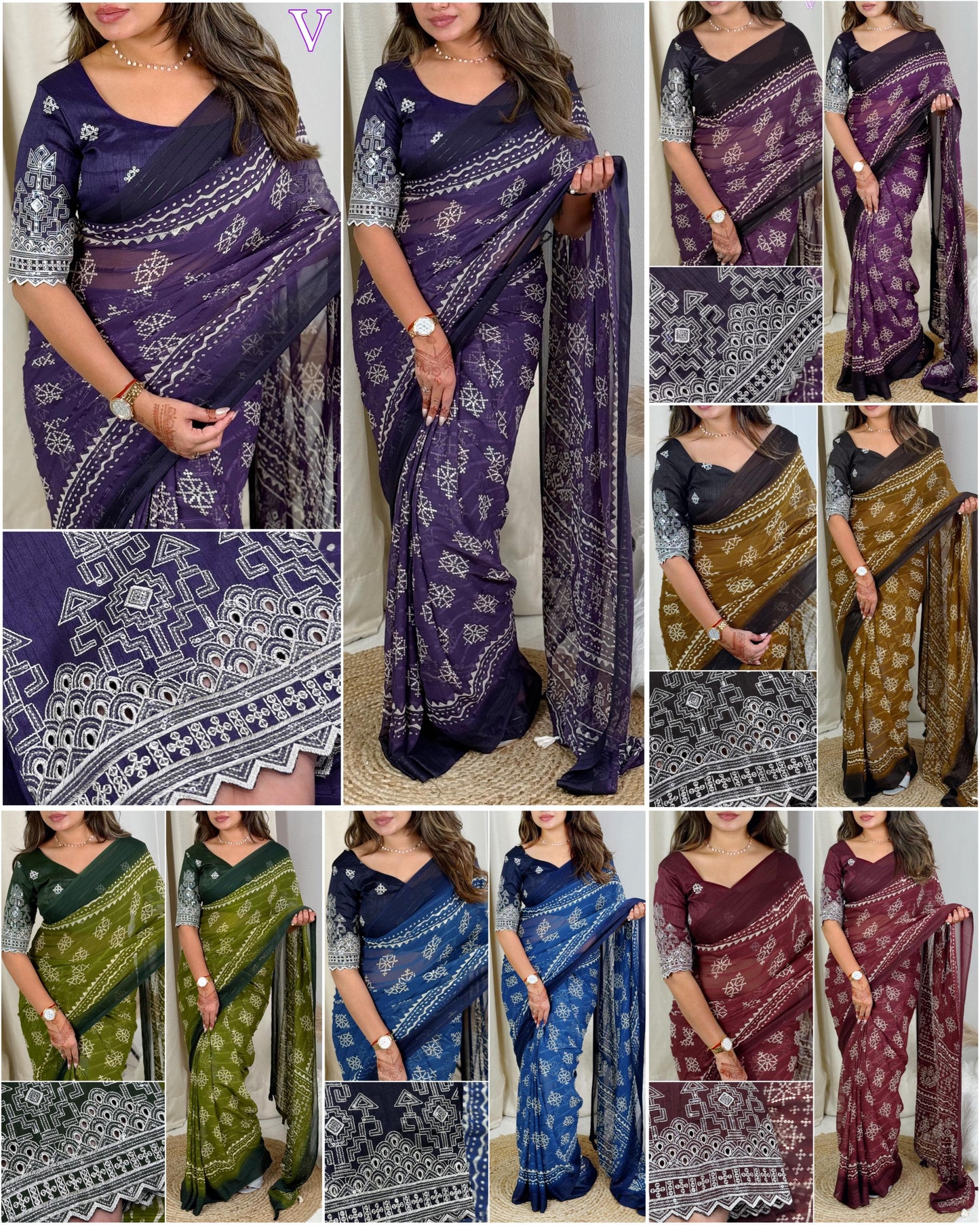 Georgette Saree