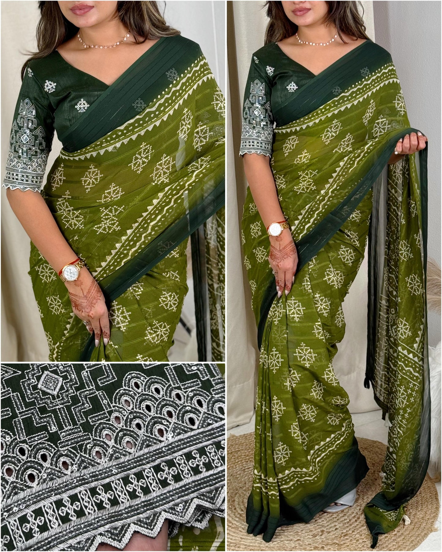 Georgette Saree