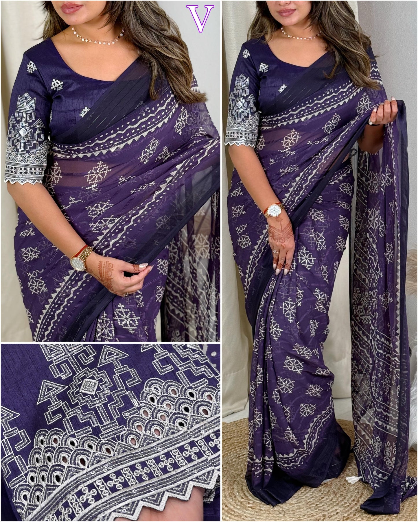 Georgette Saree