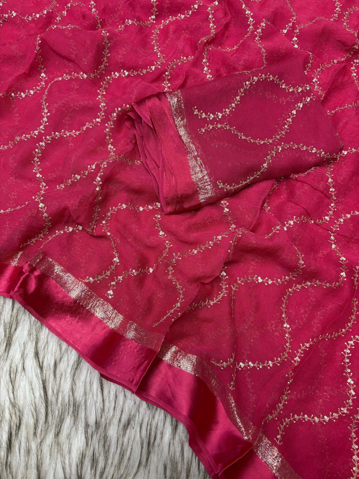 Viscose Georgette Saree