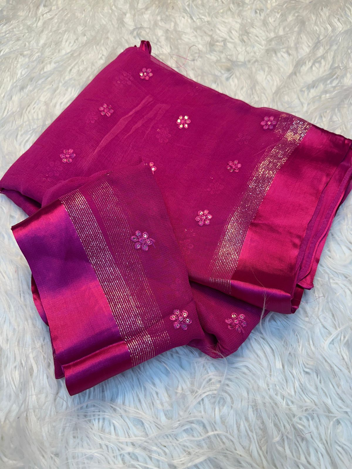 Georgette Embroidery Saree