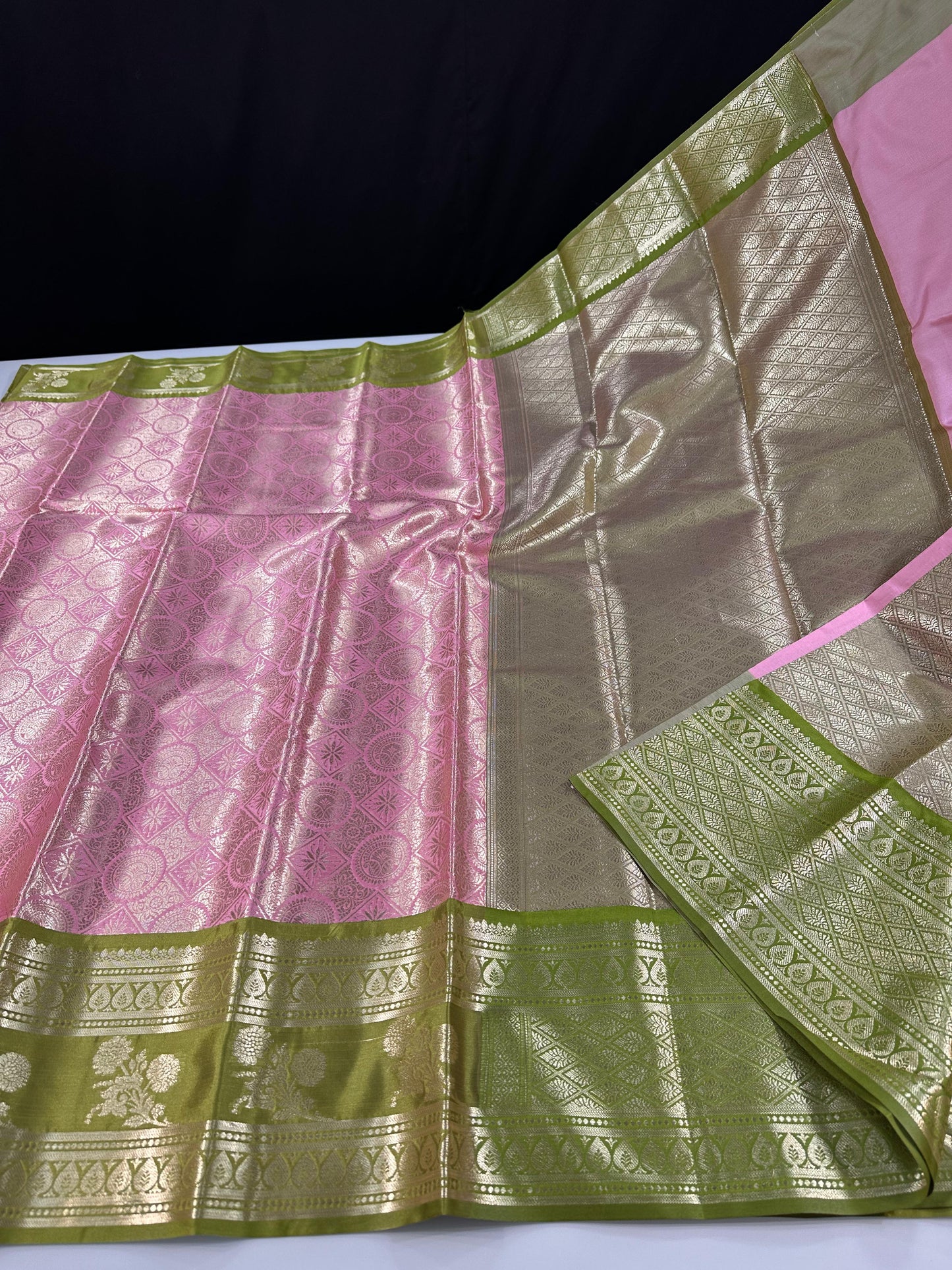 Semi Kanchi Silk Saree