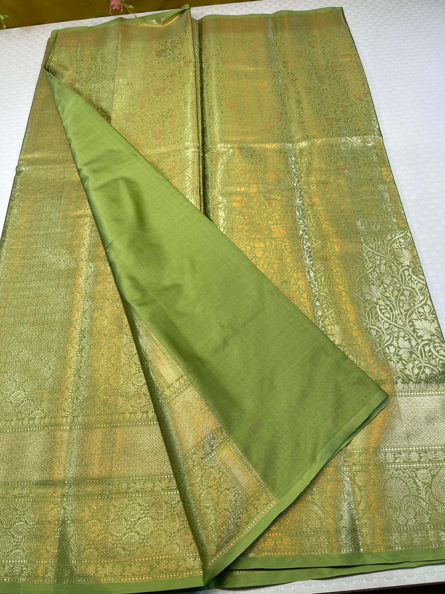 Semi Kanchi Silk Saree