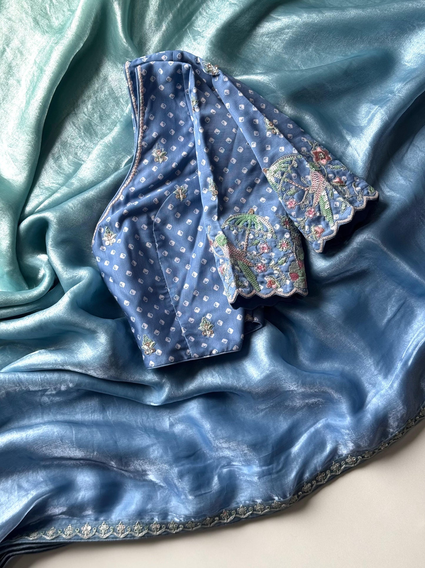 Space Silk Saree