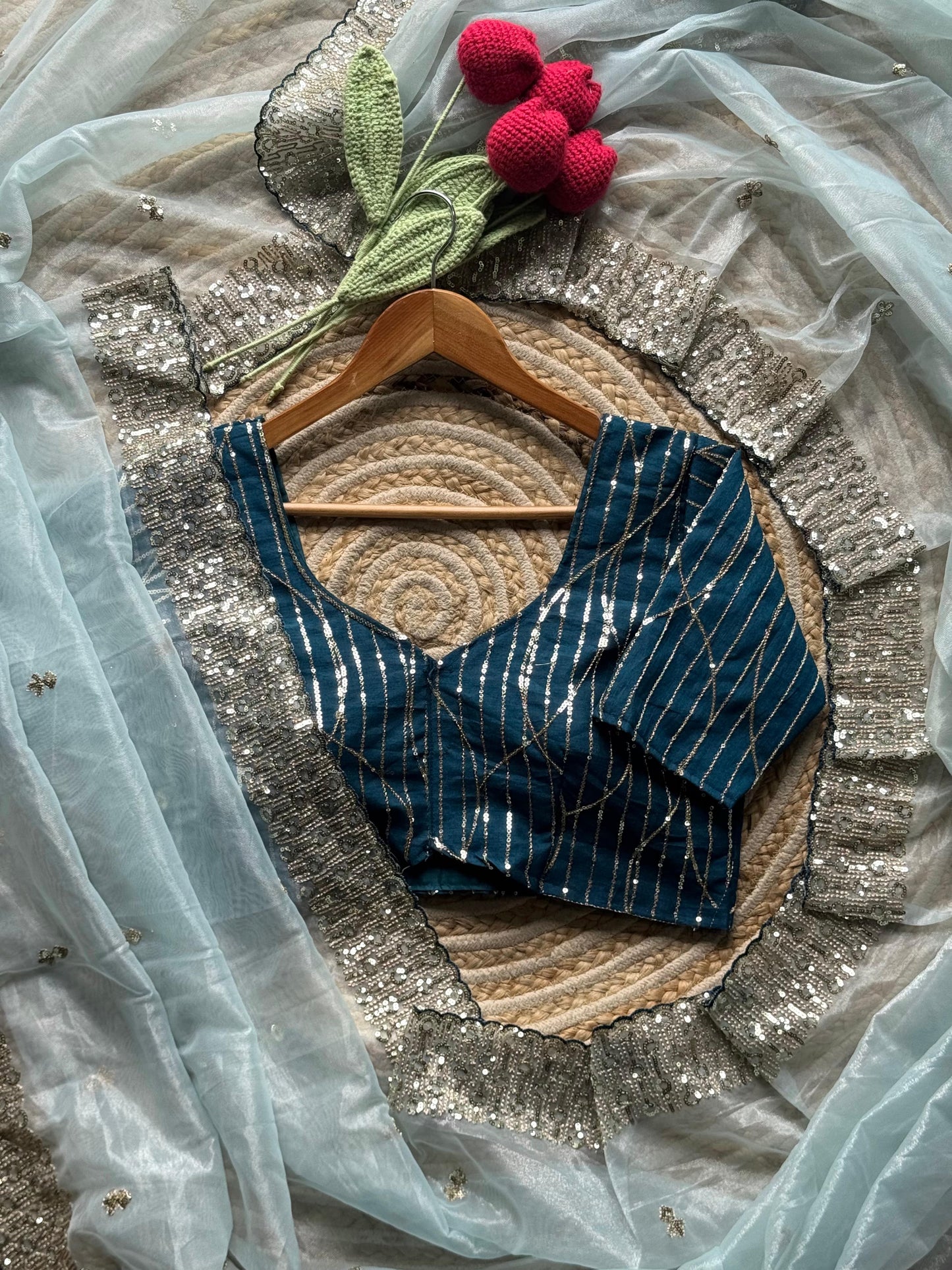 Tissue Saree