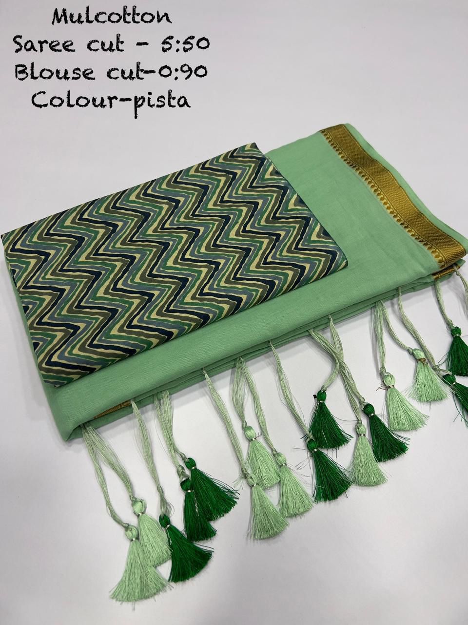 Ajrakh Soft Mul Cotton Saree