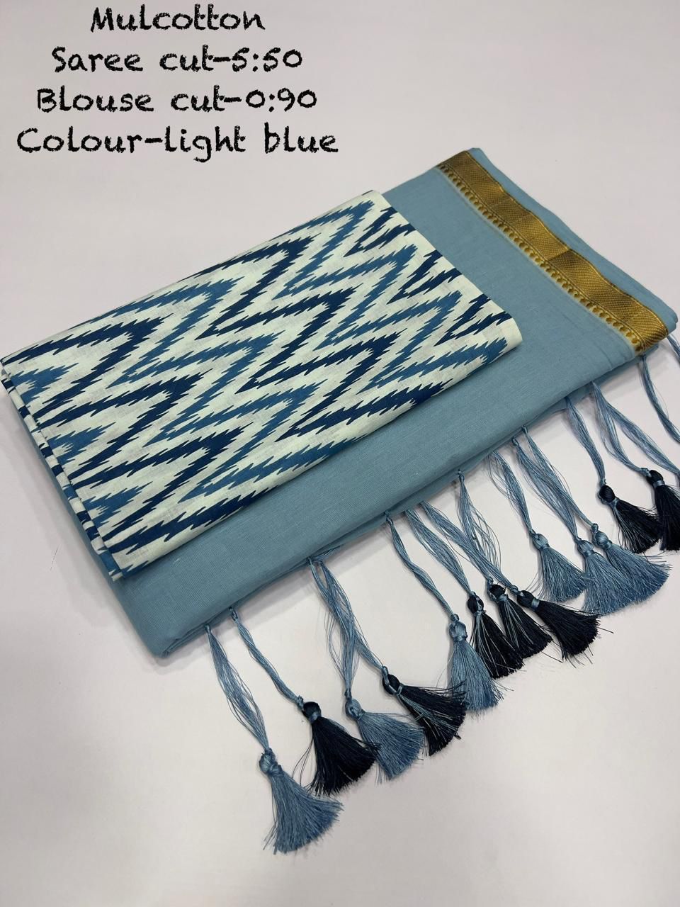 Ajrakh Soft Mul Cotton Saree
