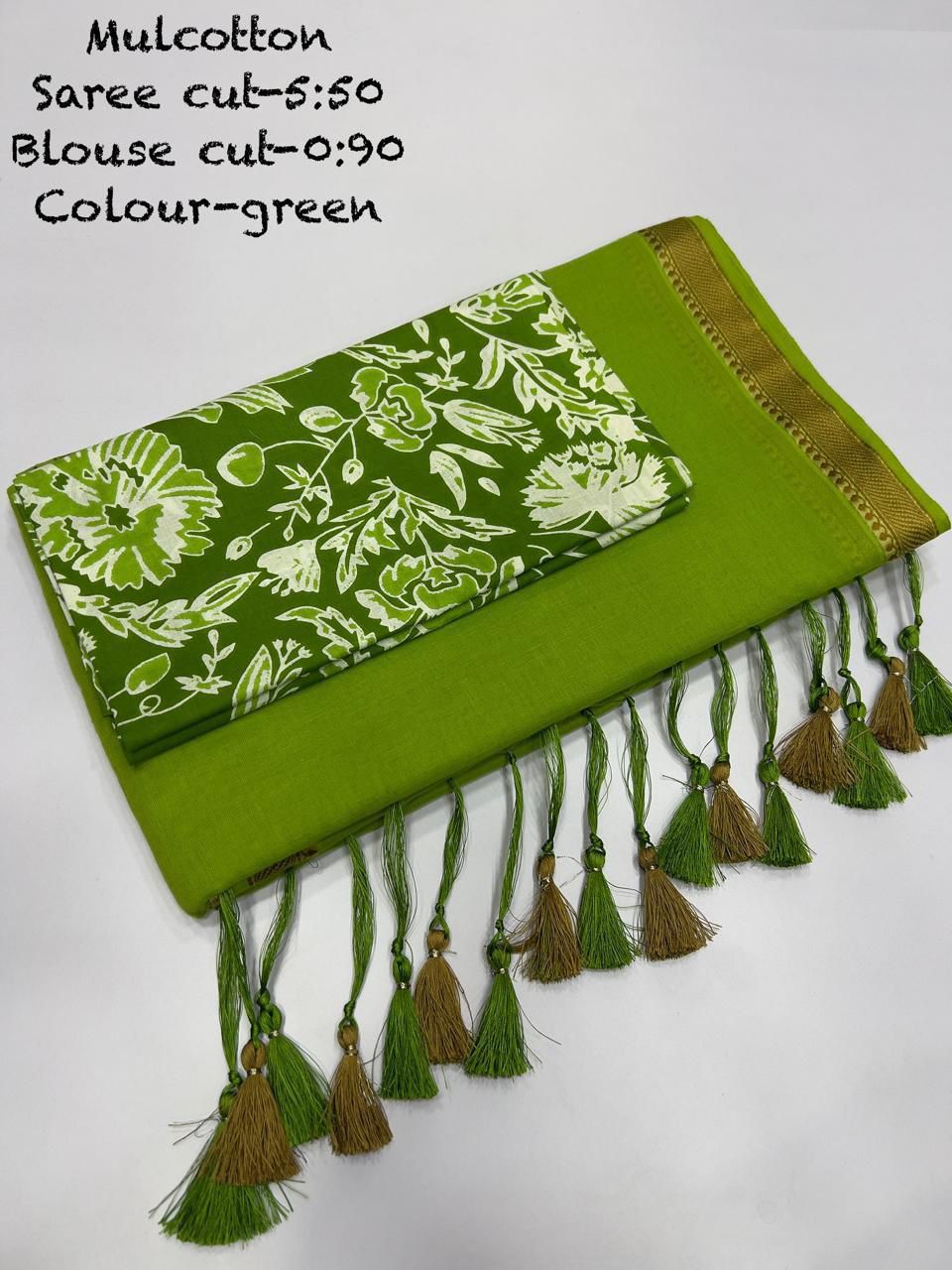 Ajrakh Soft Mul Cotton Saree