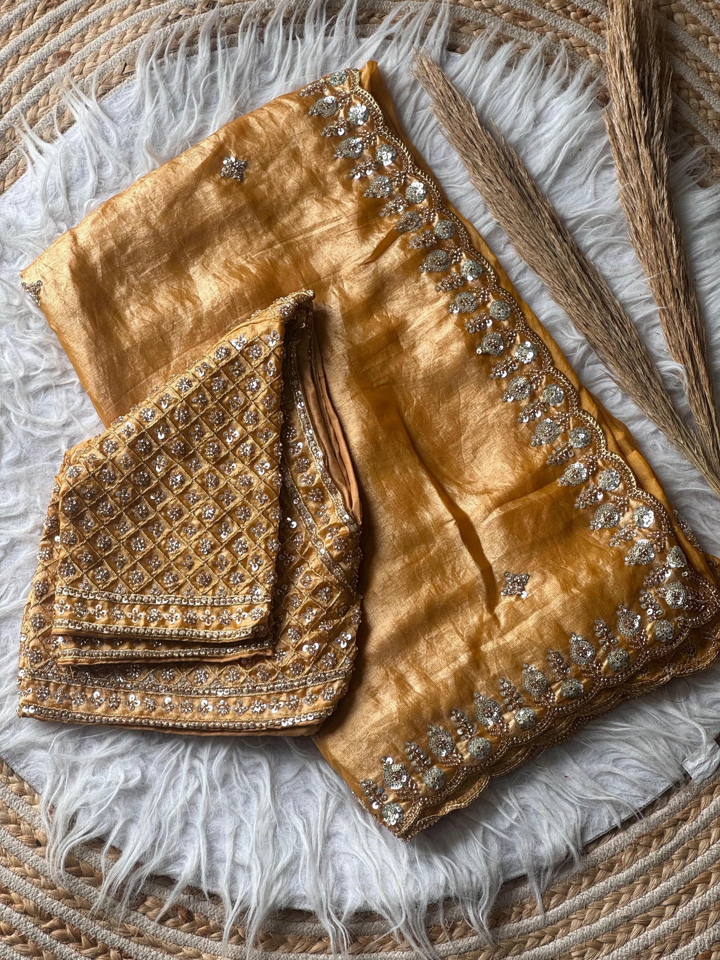 Space Silk Saree