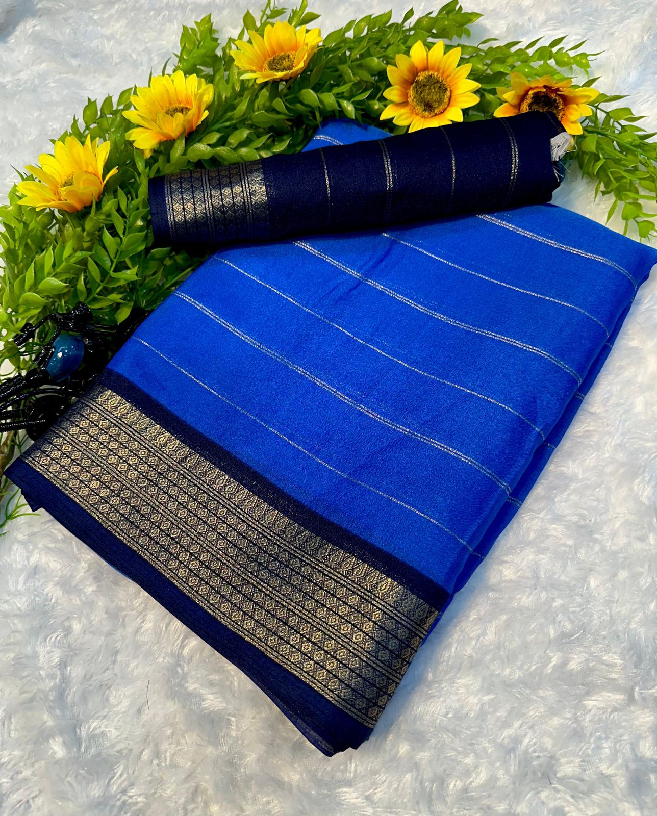 Mysore Crepe Soft Silk Saree