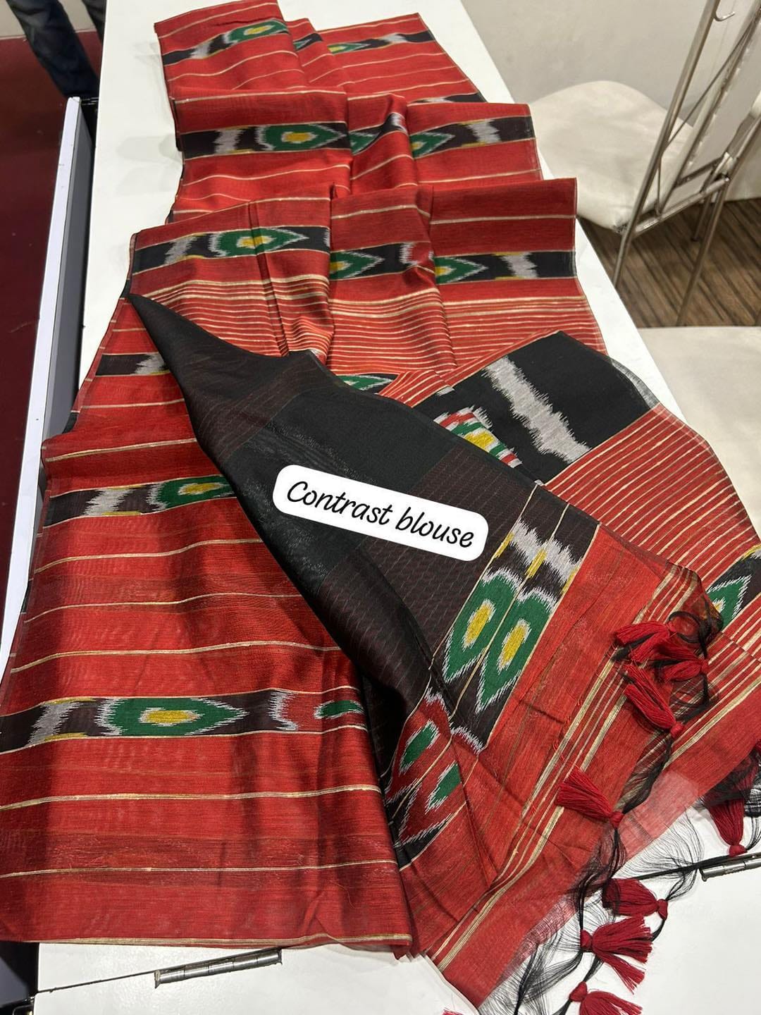 Ikkat Cotton Saree