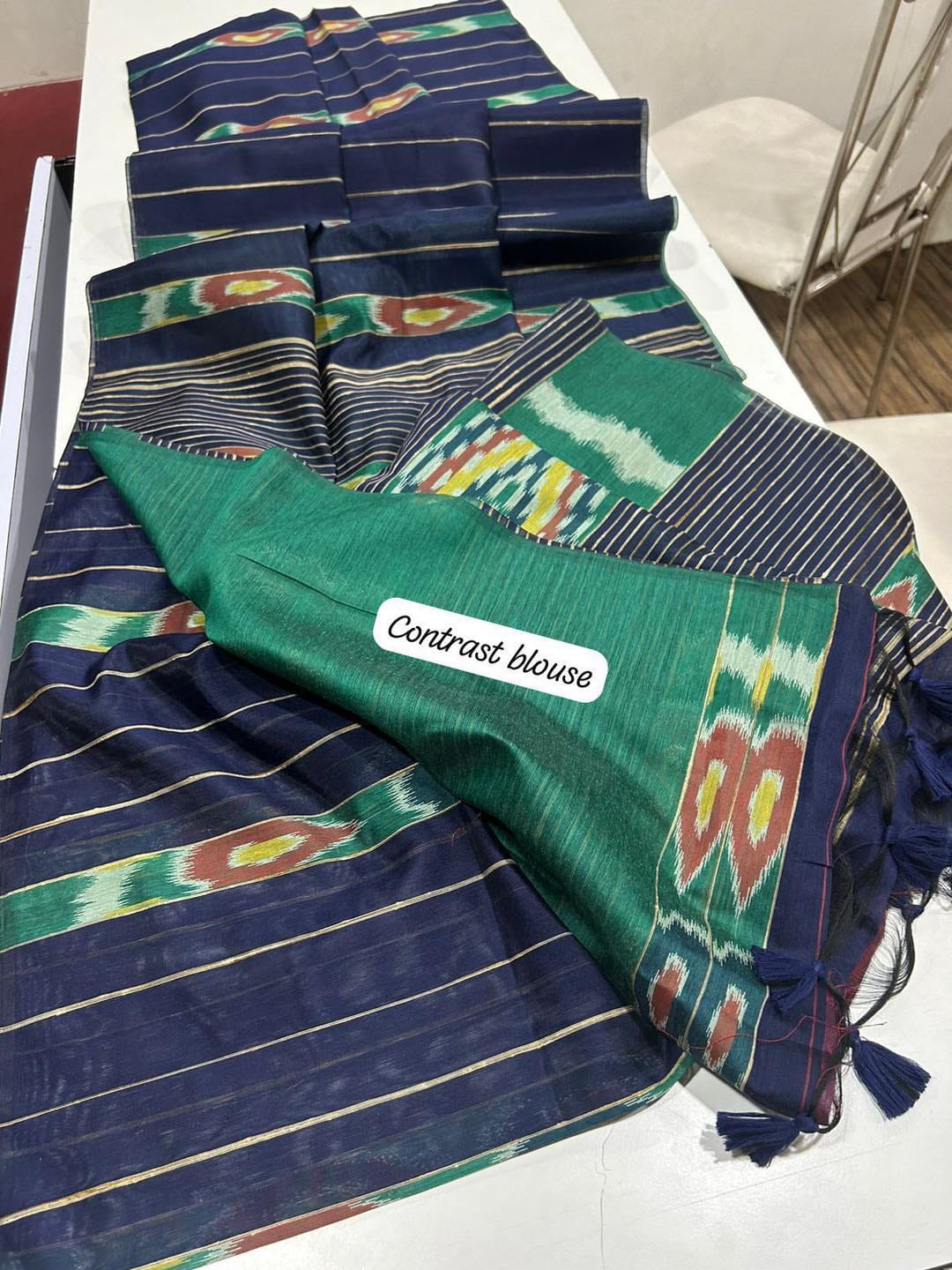 Ikkat Cotton Saree