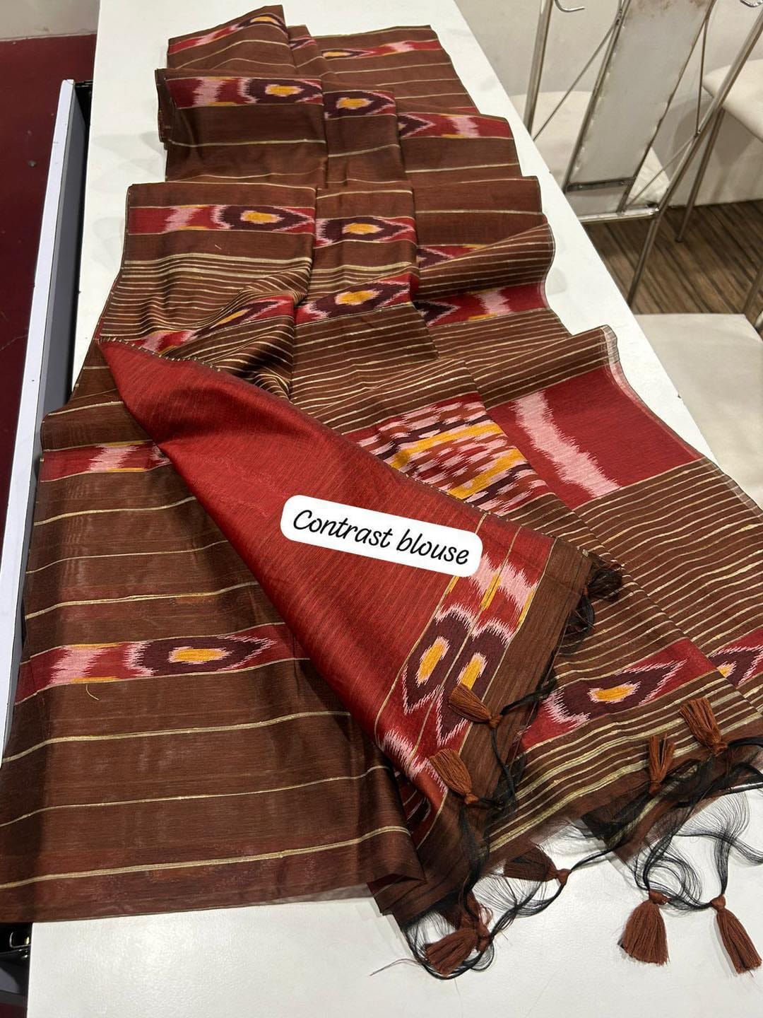 Ikkat Cotton Saree