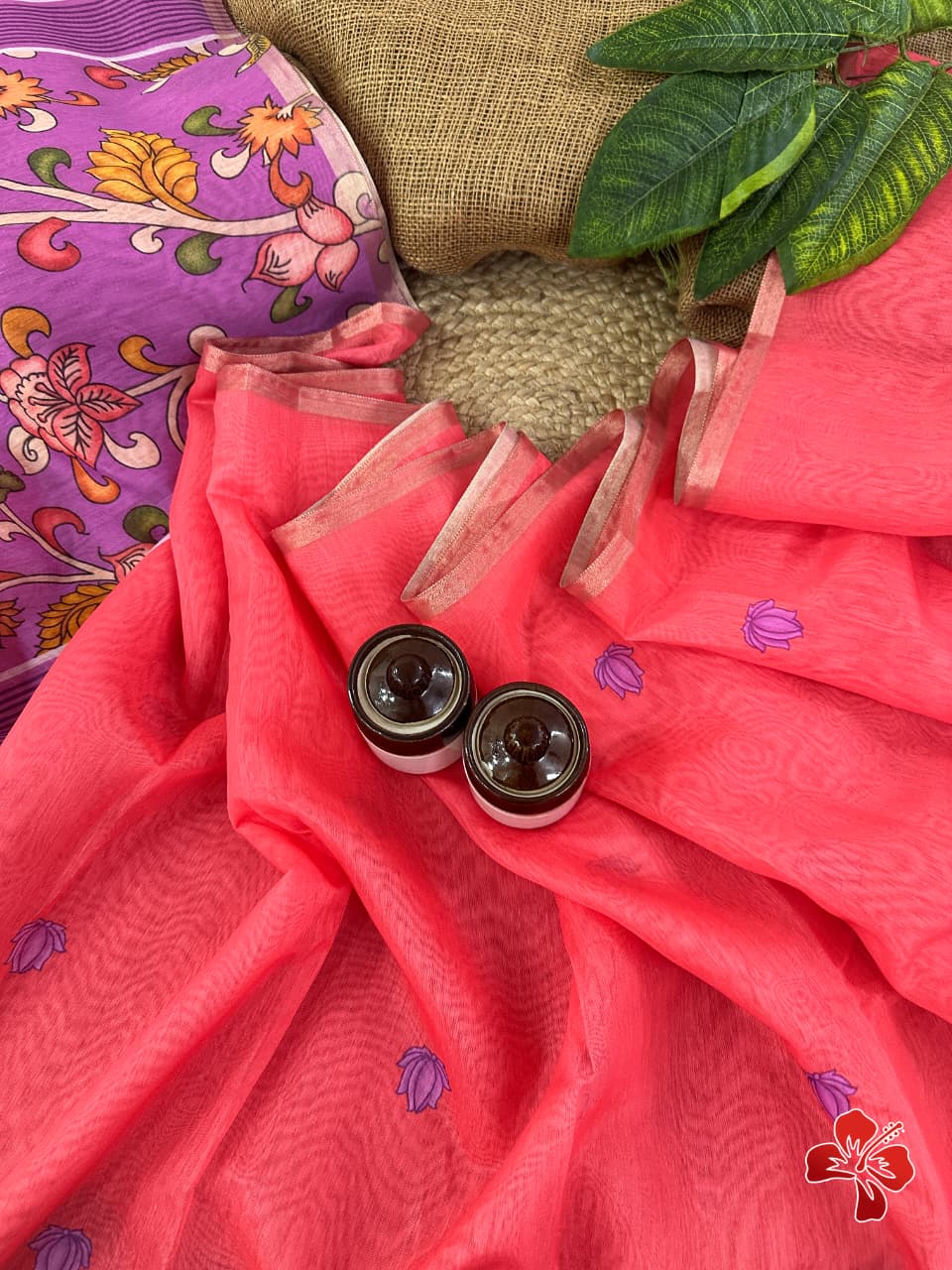 Chanderi Linen Saree