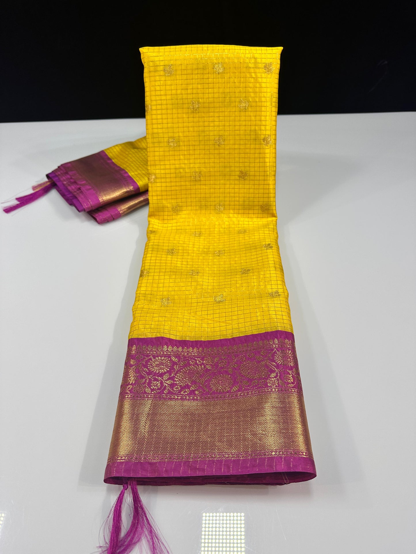 Semi Gadwal Soft Saree
