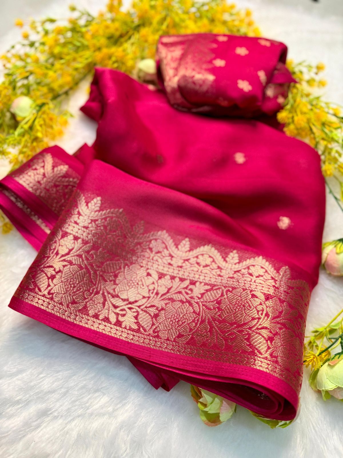 Georgette Crepe Saree