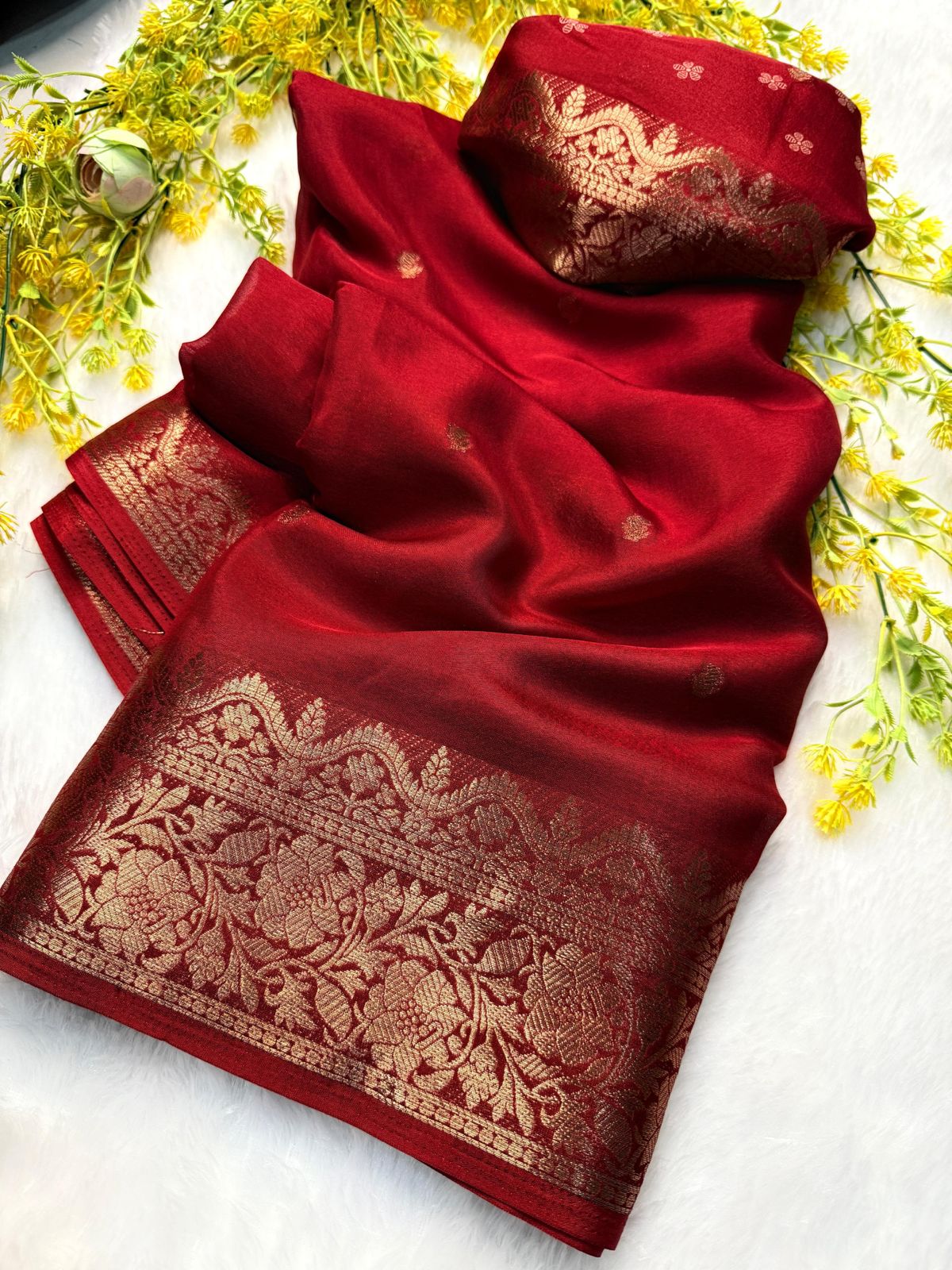 Georgette Crepe Saree
