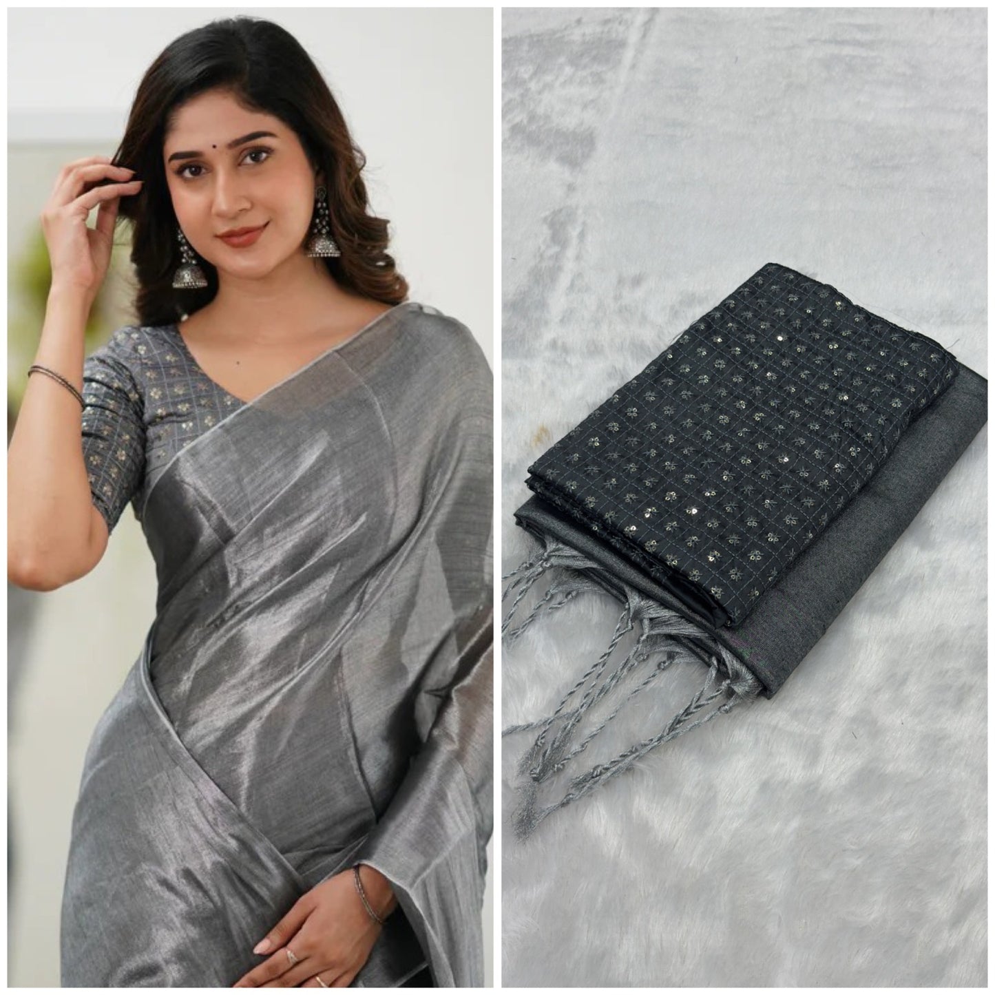 Cotton Tissue Silk Saree