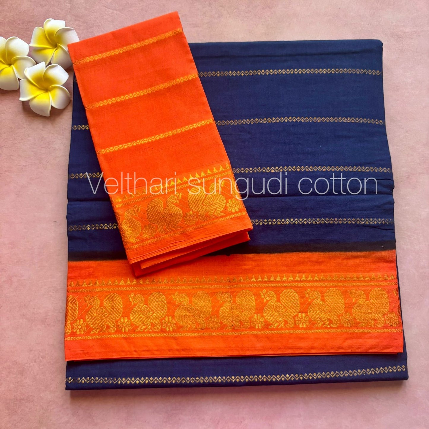 Velthari Sungudi Cotton Saree