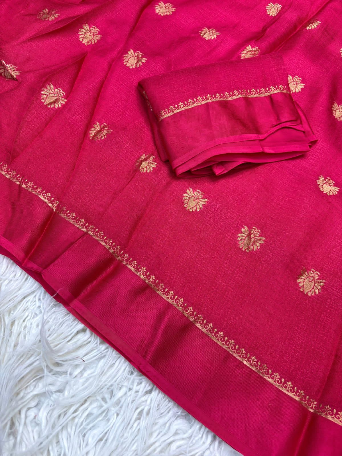 Viscose Khadi Silk Saree