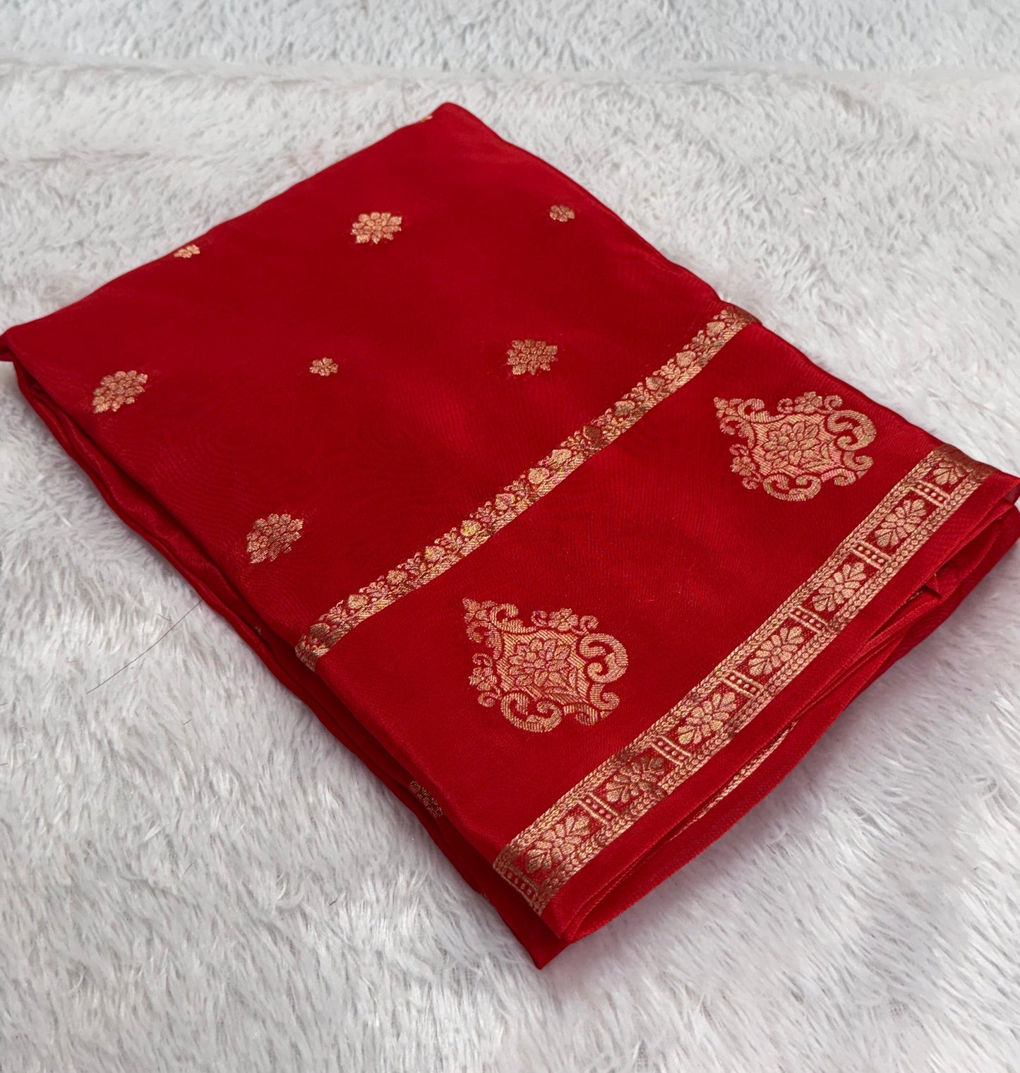 Viscose Crepe Silk Saree